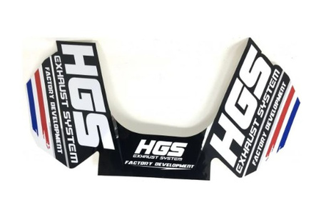 Stickers de silencieux 4 Temps HGS (new version white)