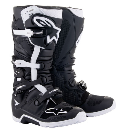 Bottes Alpinestars Tech 7 Enduro Drystar Black White 12 (47)