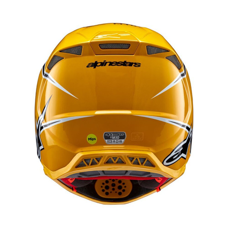 Casque Alpinestars S-M10 Ampress Black Yellow Glossy XS