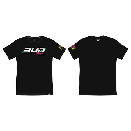 T-Shirt BUD RACING Logo Black Tropical XXL