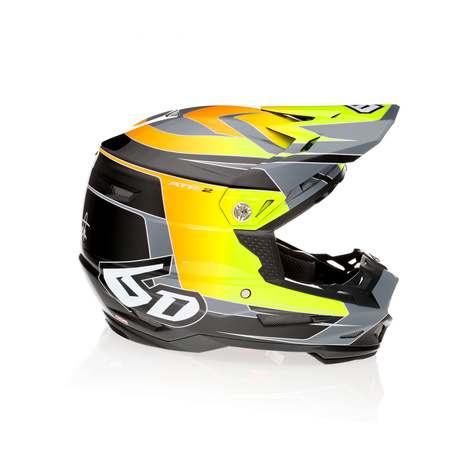 Casque 6D ATR-2 Impact Yellow Orange XL