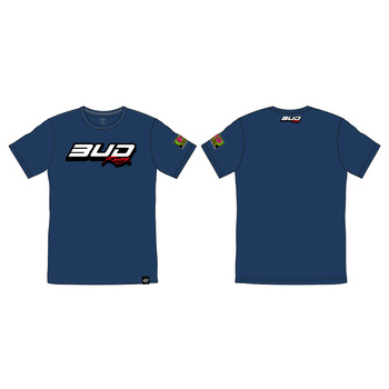 Tee Shirt BUD RACING Logo Navy S