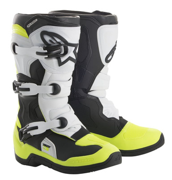 Bottes Enfants Alpinestars Tech 3S Black/ White/ Yellow Fluo 5 (38)