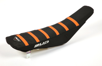 Housse selle BUD FullTraction SX/F 16/18 white/black -black lines Bud