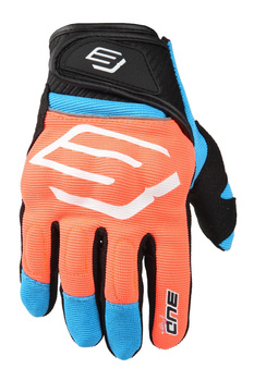 Gants BUD SM Supermoto/Street Homologué CEmoto Orange/Blue XXL