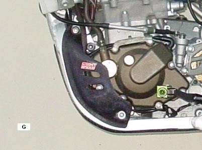 Protege carter carbone RMZ 250 07/09 gauche