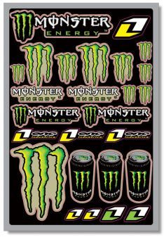 Planche stickers Monster racing