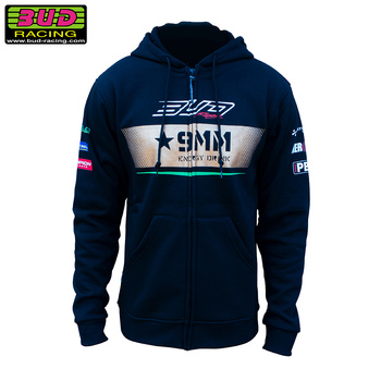 Sweat Zip Hodded Team Bud racing 21 Green/Black M