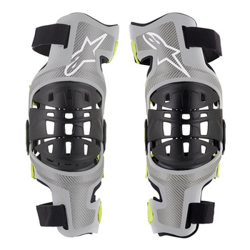 Genouilleres Bionic-7 Alpinestars Silver Yellow fluo  M