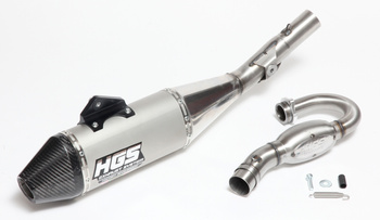 Exhaust system comp. HGS 250 SXF/FC 19/22 +Gas 21/23 carbone