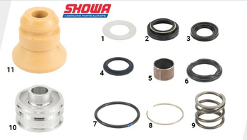 Showa backup ring shock 18mm RMZ 250 09/15+ 450 09/17