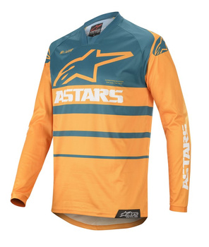 Maillot Alpinestars Racer Supermatic Orange Petrol XXL