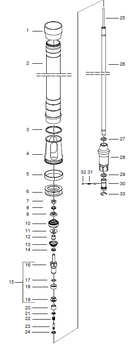 Clips de vis de réglage détente fourche Ohlins