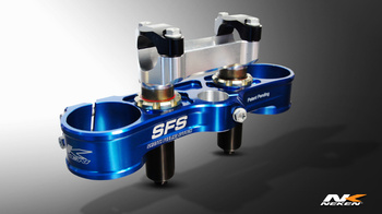 Té sup SFS NK 125->450 SX/F & EXC/F+125->450HVA14/15offset 22mm blue