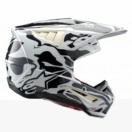 Casque Alpinestars S-M5 Mineral Cool Gay Dark Gray Glossy L