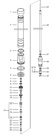 Joint O'ring fourche Ohlins 6.1x1.6