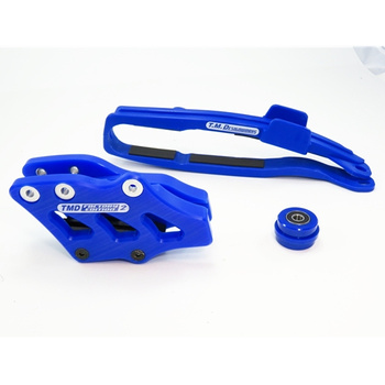 Guide+patin+roulette chain TM design renforcé YZ08>blue-Dirt Cross