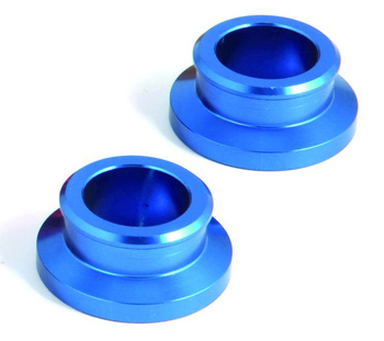 Cales de roue arriere 125/250 YZ 02-> + 250/450 YZF 03/08 bleu(paire)