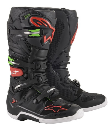 Bottes Alpinestars Tech 7 Black Red Green 13 (48)