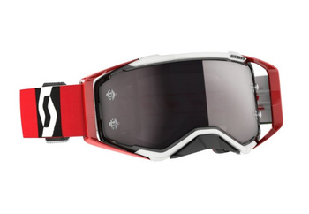 Masque Scott Prospect Racing Red/ Black Silver Chrome Works