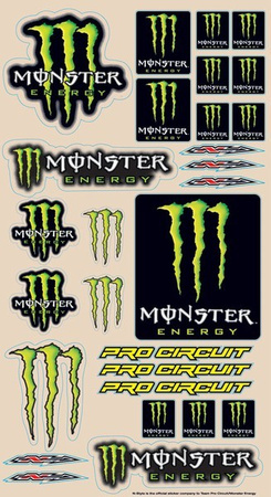 Zestaw naklejek stickers N Style Monter Pro Circuit
