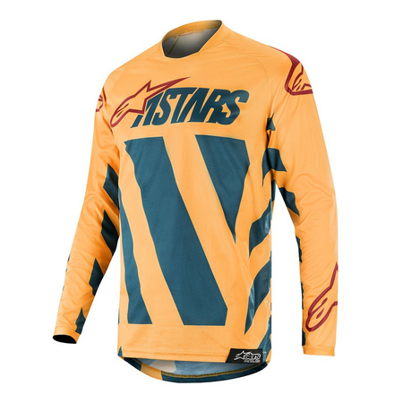 Maillot Alpinestars Racer Braap Petrol Tan Maroon M