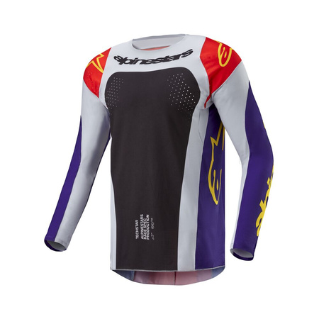 Maillot Alpinestars Techstar Ocuri Hot Orange Purple Black S