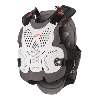 Pare Pierre Alpinestars A4 MAX White Anthracite Red M/L