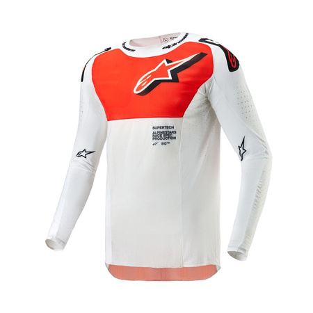 Maillot Alpinestars Supertech Ward White Hot Orange L