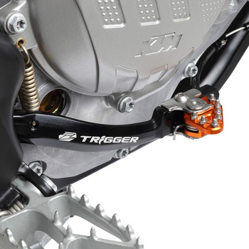 Pédale de frein Trigger SX/F 125->450 16->+EXC/F 17->embout orange