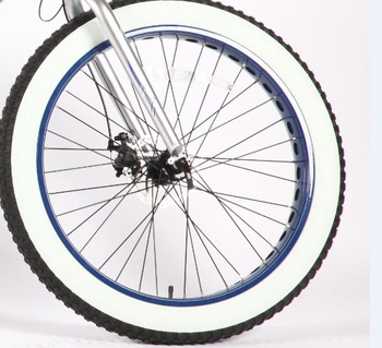 Pneu vélo Beach cruiser Bud racing 26'x4.00 White/Black