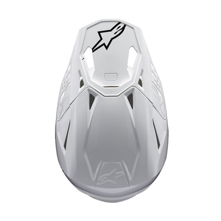 Casque Alpinestars S-M10 Solid White Glossy XS