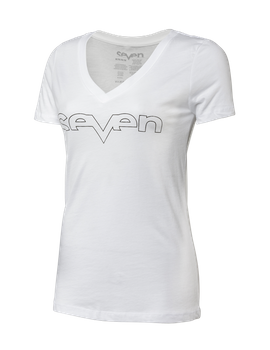 Tee Shirt Femme Seven Brand Foil White XL