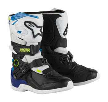 Bottes Enfants Alpinestars Tech 3S White Black Enamel Blue 1 (33)