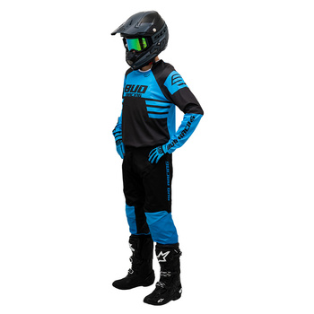 Bluza MX koszulka  BUD Lazer Electric Blue / Black S
