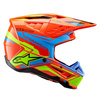 Kask Alpinestars S-M5 Action 2 Orange Fluo Cyan Yellow Fluo Glos 