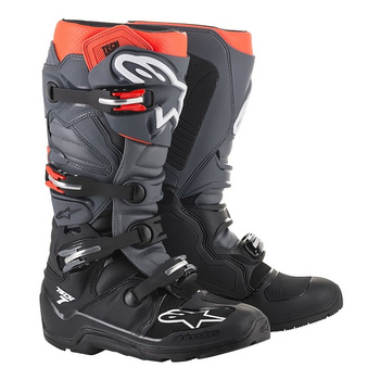 Bottes Alpinestars Tech 7 Enduro Black Gray Red Fluo 5 (38)