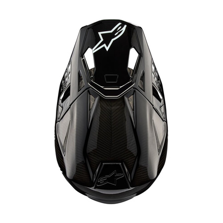 Casque Alpinestars S-M10 Solid Black Glossy Carbon XS