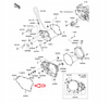 Kawasaki Uszczelka sprzęgła ćwiartki KXF 450 09-12