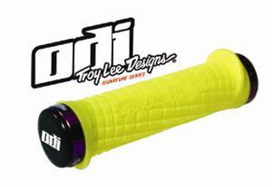 Poignées ODI Lock-On Bonus ATV TLD Yellow/Grey
