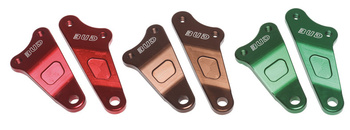 Patte moteur alu support de culasse Bud KXF 250 17/19 Red (paire)