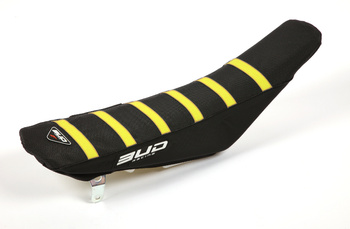 Housse selle BUD Full Traction HVA 125/450 16/18 bk Bud-Yellow lines