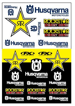 Planche stickers Factory Effex Husqvarna Racing