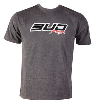 Tee shirt Bud racing Logo Heather Charcoal S