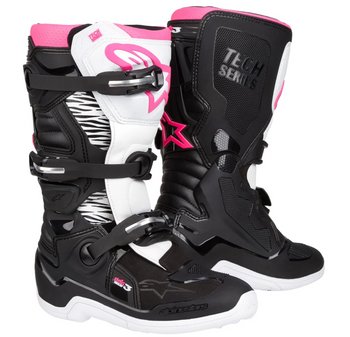 Bottes Femme Alpinestars Tech 3 Stella Black/White/Pink 6 (37)