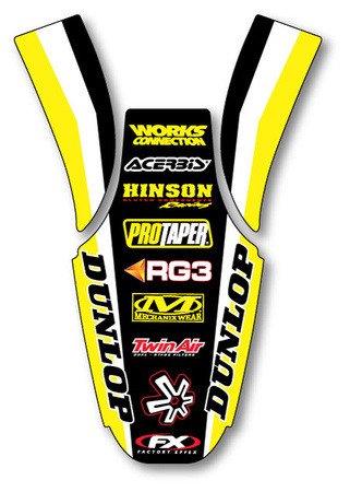 Déco garde boue arrière FX 250 RMZ 07/09
