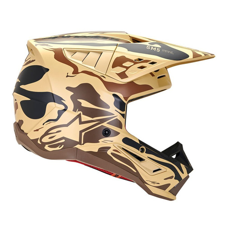 Casque Alpinestars S-M5 Mineral Dark Brown Kangaroo Matt L