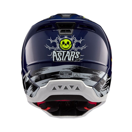 Kask Alpinestars S-M5 Rash Dark Gray Bright Red Glossy 