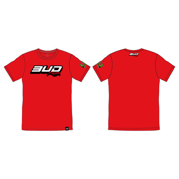 Tee Shirt BUD RACING Logo Red XL