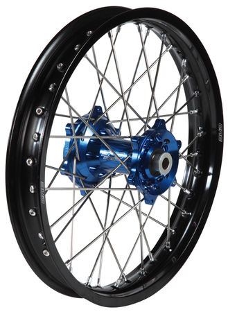 Roue avant complète 85 KX bleu/black PR